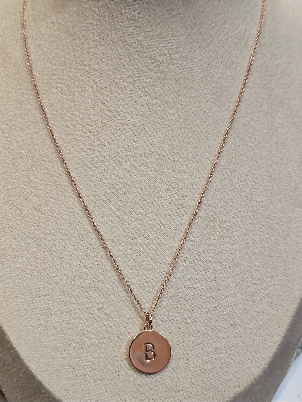 Kate Spade "One in a Million" Initial B Pendant Necklace - Rose Gold
